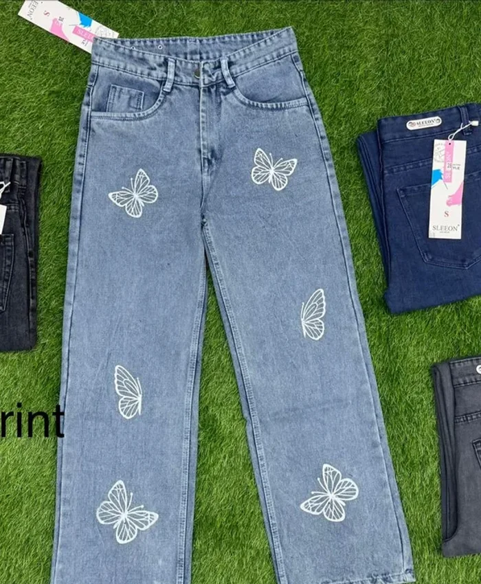 Printed Denim